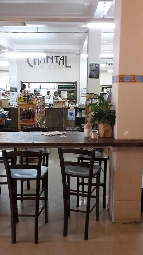 counter at Chantal Organics - Restaurant in Napier