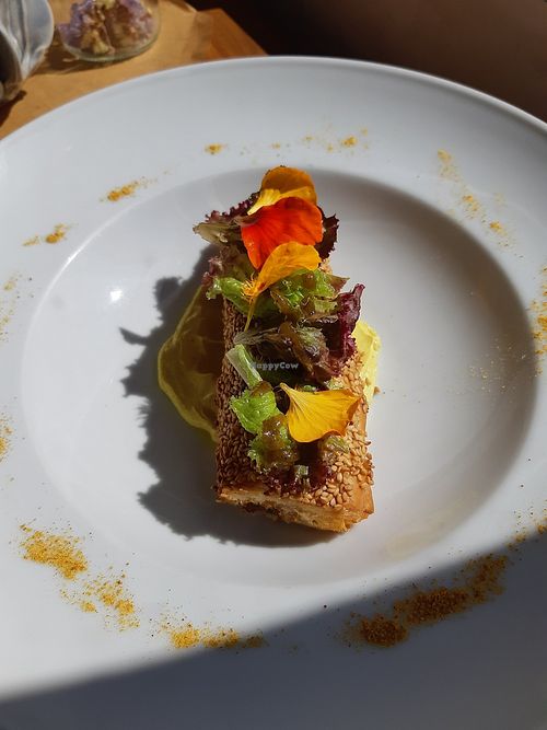 Folhado de alheira at Cor de Tangerina in Guimaraes