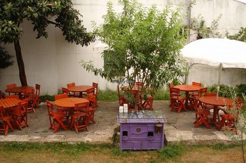 Garden at Cor de Tangerina in Guimaraes