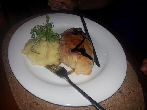 Soya tentugal pastry and pure at Cor de Tangerina in Guimaraes