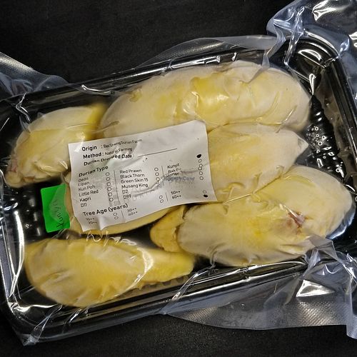 Organic Durian at Humble Food in Central Singapore