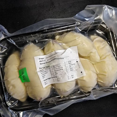 Organic Durian at Humble Food in Central Singapore