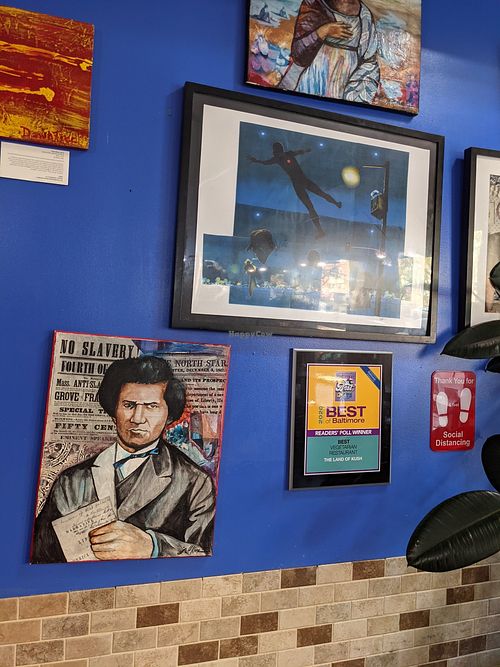 Decor at The Land of Kush in Baltimore