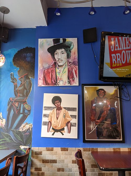 Decor at The Land of Kush in Baltimore