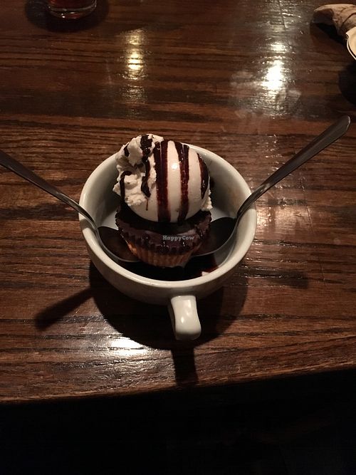 Vegan peanut-butter for dessert!!!!!!!!! at Bouldin Creek Cafe in Austin