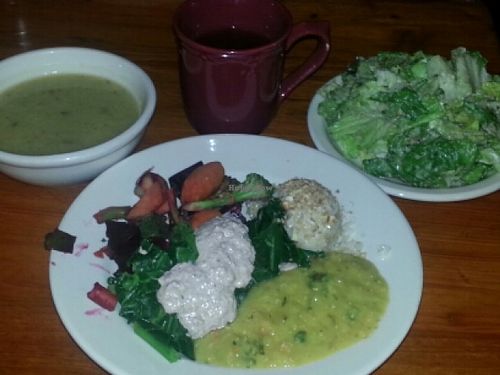 set meal 12$ at Casa de Luz in Austin