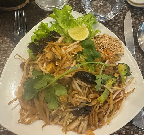 Veggie pad Thai   at Khon Kaen Thai in Evian-les-bains