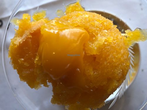 Mango sorbet at Gandhi in Turin