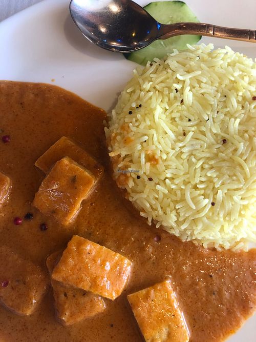 Tofu tikka masala at Gandhi in Turin