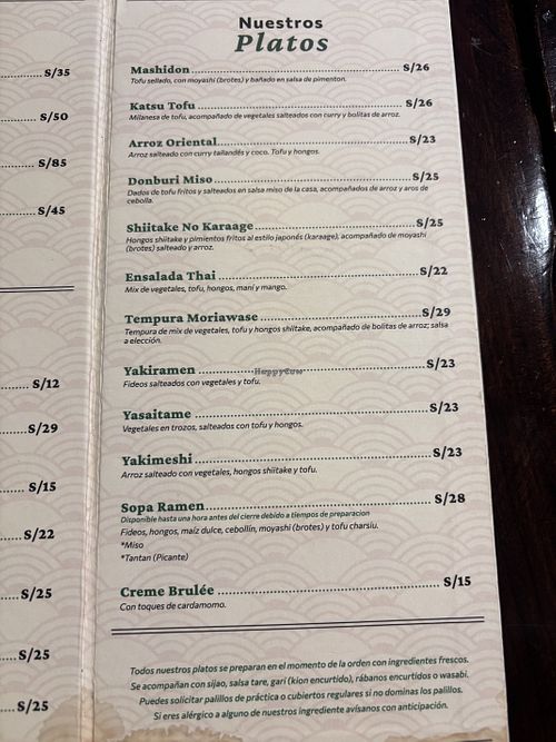   at Aka Sushi in Lima