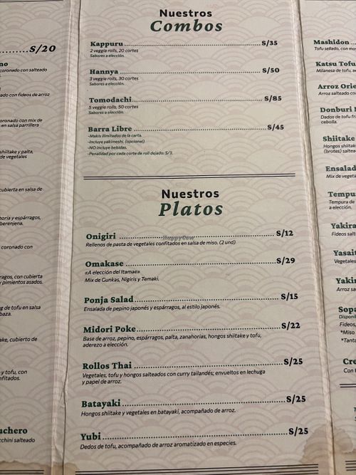   at Aka Sushi in Lima