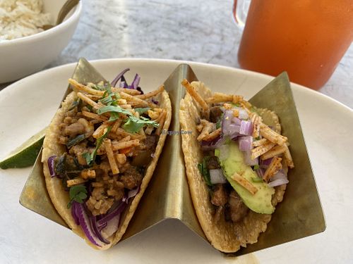 2 taco combo  at Tocaya Modern Mexican in Long Beach