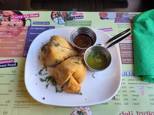 Samosa at Deli Tadka Indian Street Food in Munich