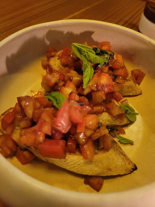 Bruschetta at Pizza Cult in Ubud