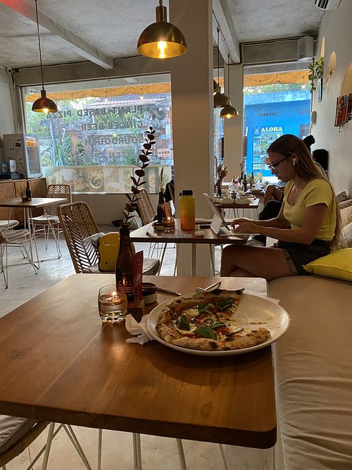   at Pizza Cult in Ubud