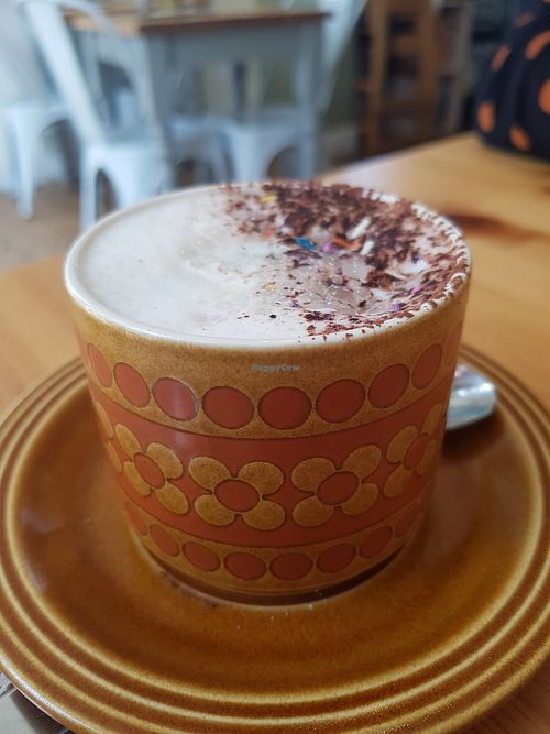 Babyccino at Tigs Bagel & Coffee House in Sheffield