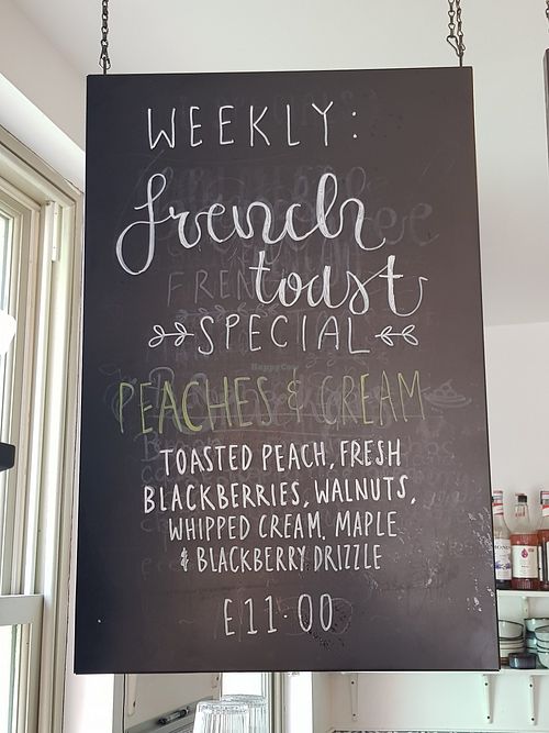 French toast special at Tigs Bagel & Coffee House in Sheffield