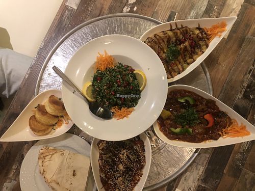 Maza platter at Sham Maza in Amsterdam