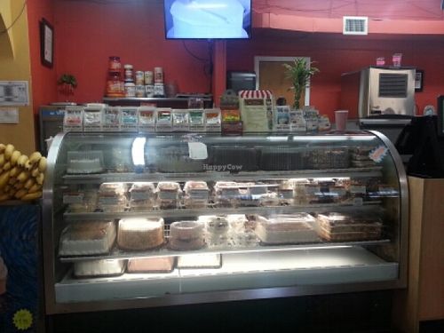 cakes counter at Mr. Natural - East Cesar in Austin