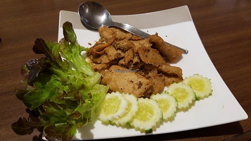 Seitan with black pepper at Loving Hut - Pak Chong in Pak Chong