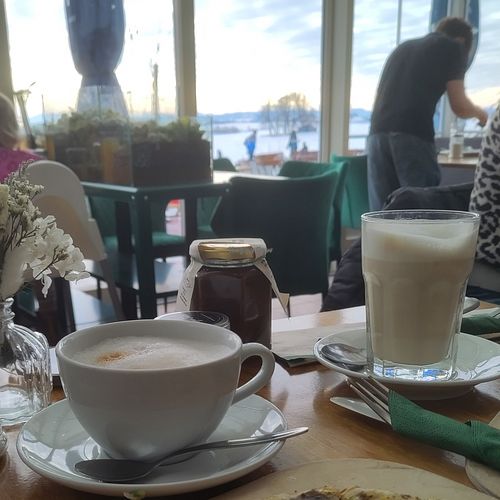 Coffees with a great view at Waldcafe in Bad Groenenbach