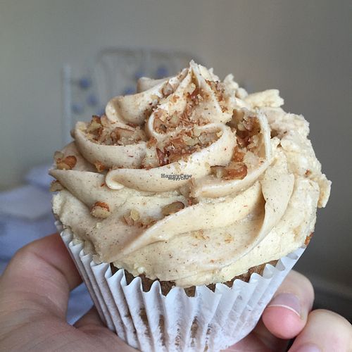 banana and walnut cupcake  at Tapa Coffee and Bakehouse - Strathbungo in Glasgow