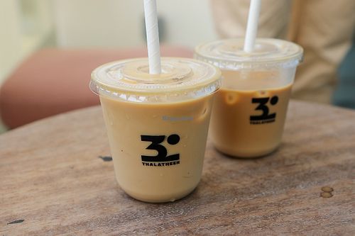 ice latte at Thalatheen  in Doha