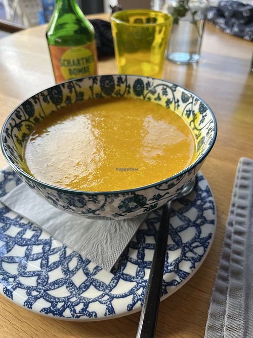 pumpkin soup  at Hotel Blü in Bad Hofgastein