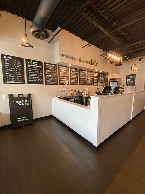 Counter   at Fresh Fork Cafe in Mansfield