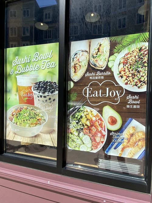 Signage  at EatJoy in Mansfield