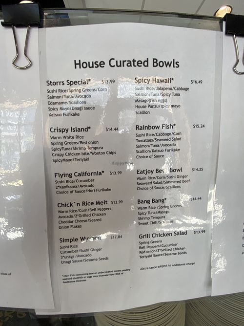 House bowls  at EatJoy in Mansfield