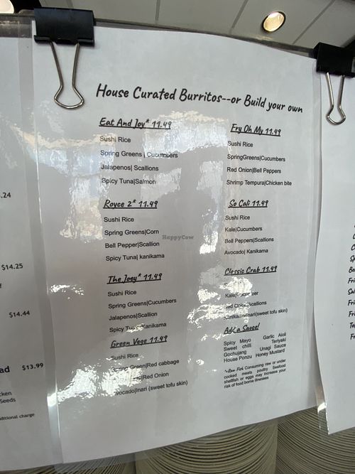 Burritos  at EatJoy in Mansfield