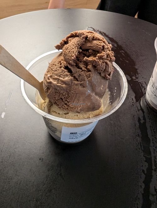 Double cup - salted caramel and chocolate at So Coco in Hong Kong Island