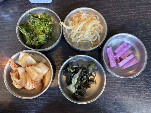 Banchan   at Purple Rice in San Francisco