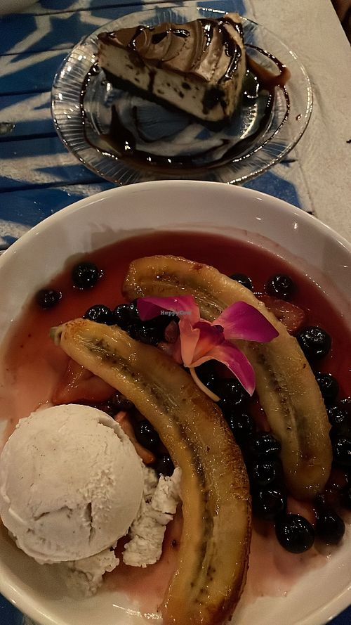 Bananas foster at The Oasis Santa Rosa Beach in Santa Rosa Beach