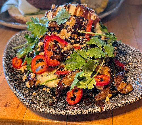 Mushroom bao at Peppers in Dubrovnik