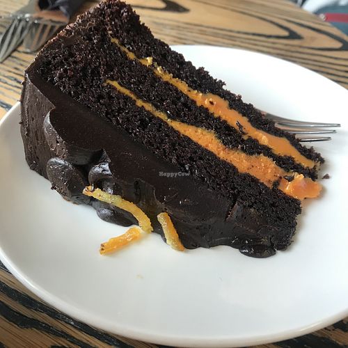 Choco-Orange cake 🏆 at The Store Cafe in Thurso