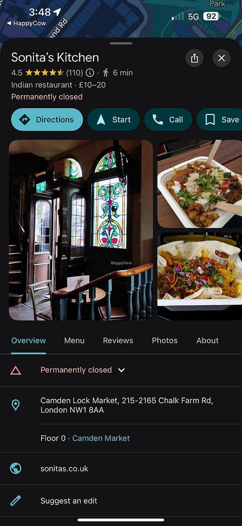   at Sonita's Kitchen in North West London