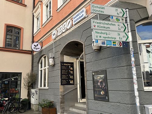 outside  at 1990 Barbecue in Ingolstadt