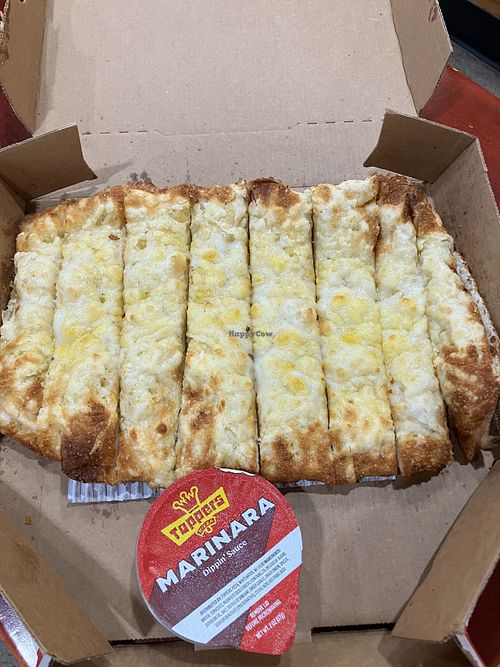 Veganstix at Toppers Pizza in Bloomington