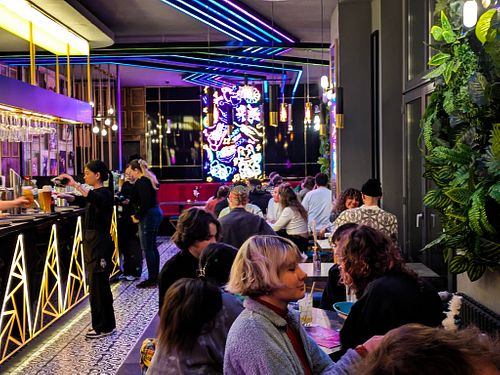 Inside of Nyom at Nyom in Berlin