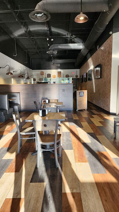 Inside at Basilico's Pizzeria in Dickson City