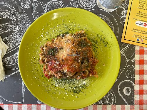 Timballo with peas and sausages  at Il Pirata della Piada in Rosate