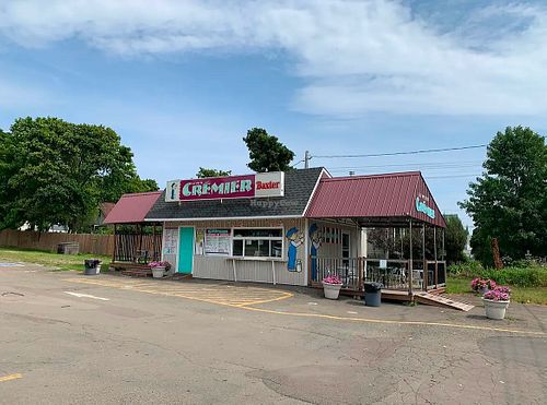 Outside.  at Le Petit Crémier in Bouctouche