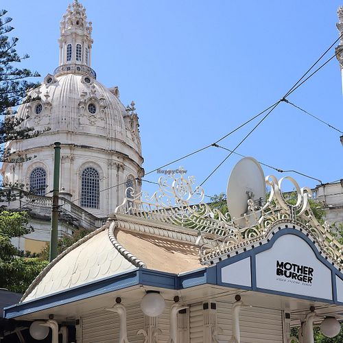 From the outside at Mother Burger - Basílica da Estrela  in Lisbon