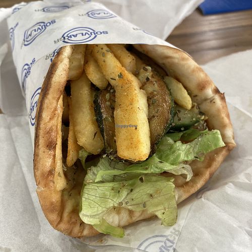 Vegan souvlaki  at SouvlakiGR in Cranbourne