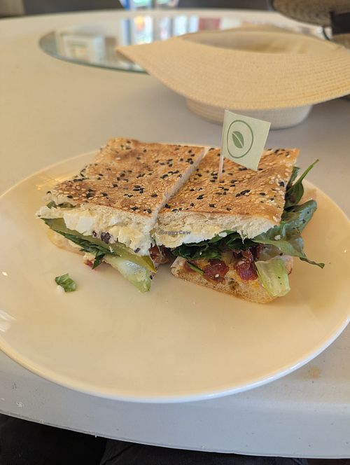 Vegan roll at Nitmiluk Cafe in Nitmiluk