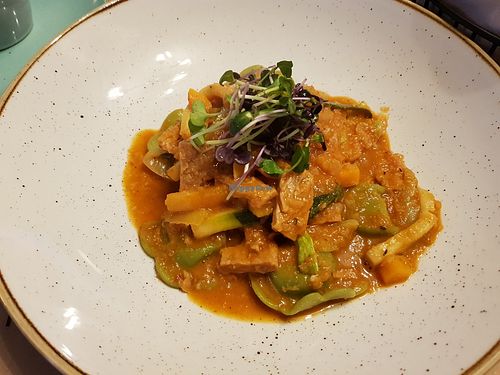 Vegan ravioli at Mamma Mia in Zadar