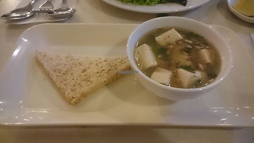 Tofu soup at Ahs-Wes in Baguio City