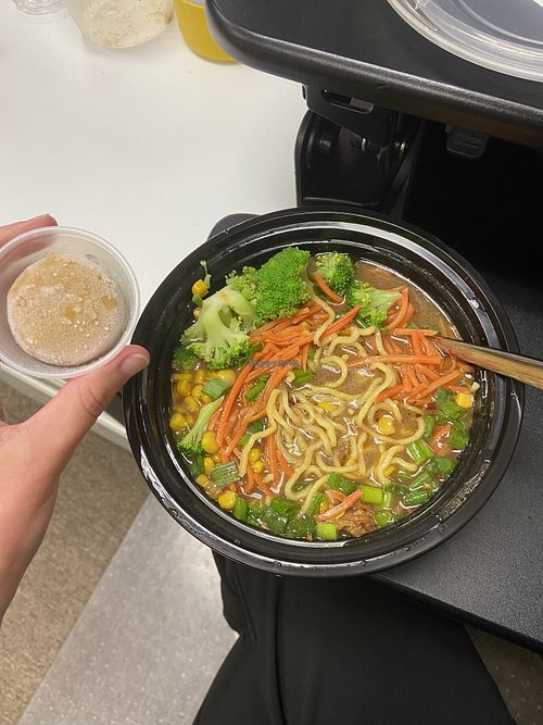 Create your own bowl with spicy garlic oil  at Michi Ramen in Austin